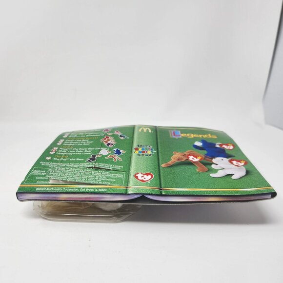 Ty Legends Teenie Beanie Baby McDonalds CHILLY The Polar Bear Plush VTG - Picture 7 of 9